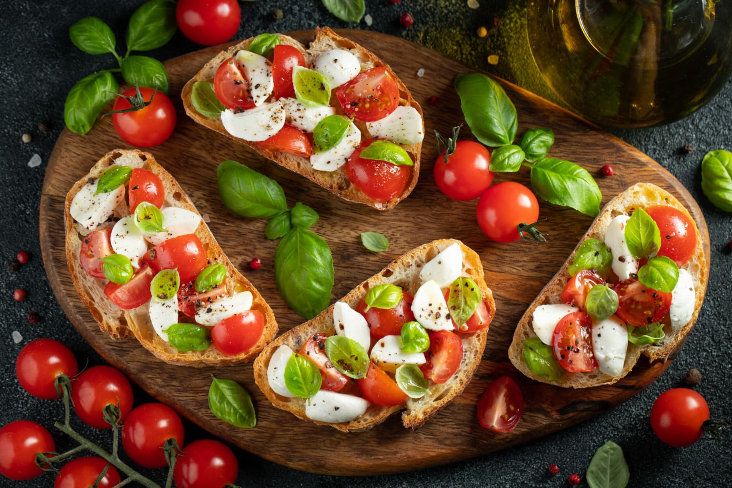 Bruschetta Tomates-Basilic